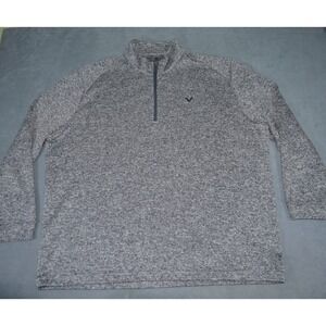 Calloway Golf 1/4 Zip Pullover Athleisure Sweater Light Gray Heather Mens 2XL